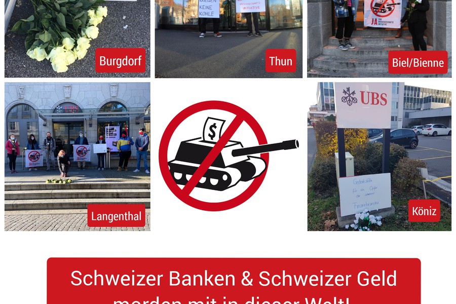 JA zur Kriegsgeschäftsinitiative!